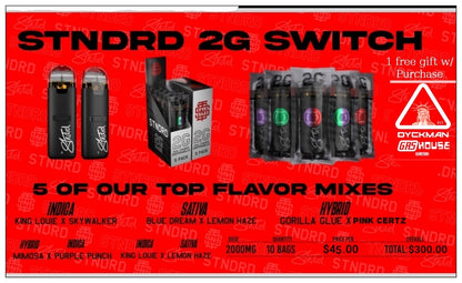 STDRD Vape Dual cartridges