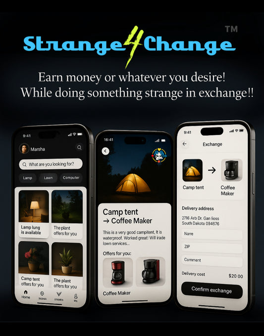 Strange4Change™️ app