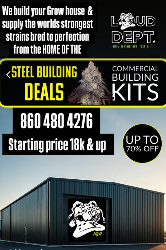 Steel buildings by UGH grow house builders