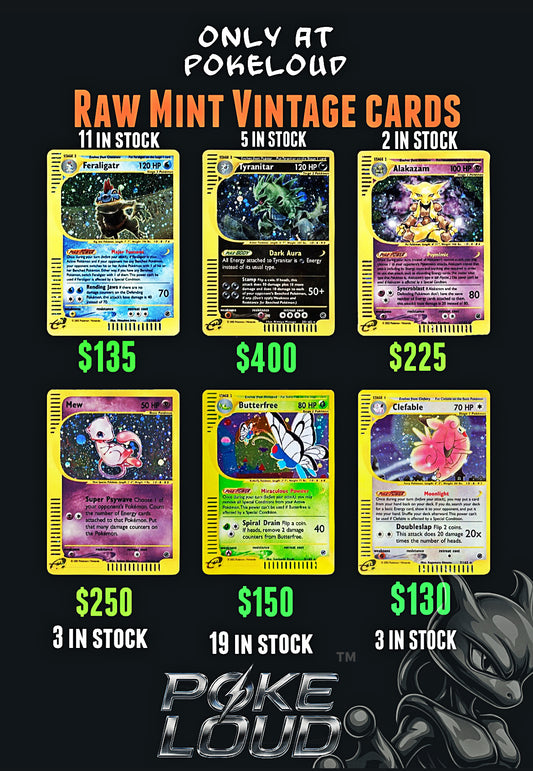 Vintage Pokemon cards singles