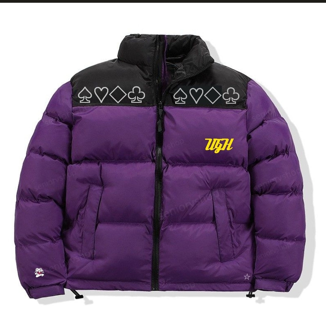 Purple heart UGH puffer coat