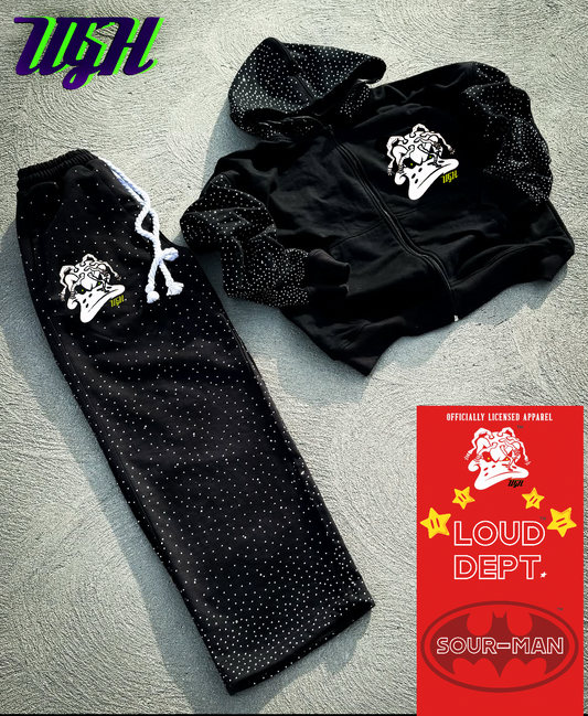 Moissanite suit NYC DUCKSauce Emblem