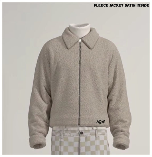 Fleece wool jacket